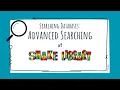 Searching Databases Advanced Search