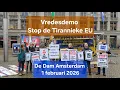 Lagu Ab Gietelink, Eldor, Robert en Dilys speechen midden op de Dam in Amsterdam over de Tirannieke EU!