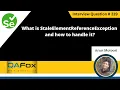 What is StaleElementReferenceException and how to handle it Selenium Interview Question