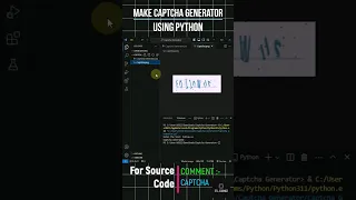 Create An Image Captcha Generator In Python