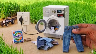 🤩Diy Tractor Mini WASHING MACHINE  Science project😍  ||  @KeepVilla