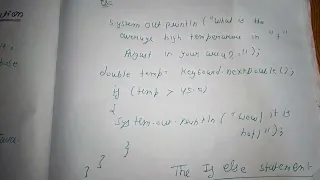 java Lecture-4 Conditional statements in java if statements If else statements