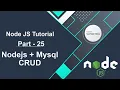 Node JS Tutorial - Nodejs Mysql CRUD