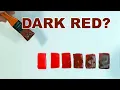How To Make Dark Red Paint and Burnt Umber Colour Easy Using Acrylic Paints