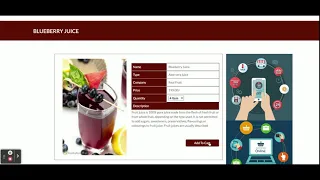 Online Juice Store Project on Python Django and MySQL