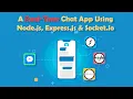 Build A Real-Time Chatting App Using Node js Express js Socket io Live Source Code