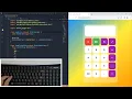 ASMR Programming - Calculator App Coding