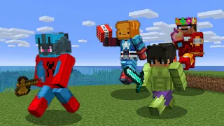 Finir Minecraft Chassé par des Super-Héros..