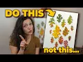 10 Colored Pencil MISTAKES To Avoid If You Want To Draw REALISTIC Autumn Leaves