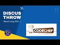 Discus Throw Problem Code DISCUS CodeChef Solution Python3