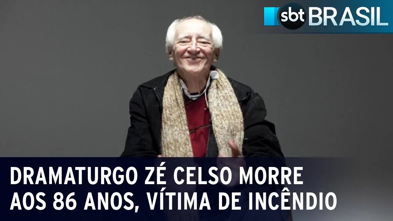 Dramaturgo Zé Celso morre aos 86 anos, vítima de incêndio | SBT Brasil (06/07/23)