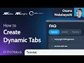 WordPress Dynamic FAQ with Taxonomy-Based Tabs JetEngine JetTabs