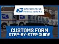 USPS Customs Form Online Step-by-Step Guide