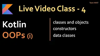 Kotlin OOPs Concepts Classes Constructors Inheritance Visibility Modifiers and Data Classes