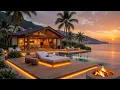 Download Lagu Dreamy Jazz Music Makes For A Great Beach Date Moment - Sunset Bossa Nova Jazz Fills The Calm Ocean