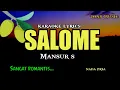 Download Lagu KARAOKE DANGDUT || SALOME || MANSUR S || NADA PRIA @Jonsmusic