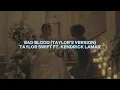 bad blood (taylor's version) [taylor swift ft. kendrick lamar] — edit audio (4 versions)