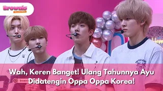 wah keren banget ulang tahunnya ayu didatengin oppa oppa korea brownis 20 6 25 p3