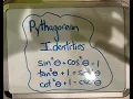 Deriving the Three Pythagorean Trigonometric Identities