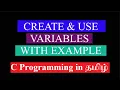 Variables Declaration and Usage C Programming Language Tutorial for Beginners