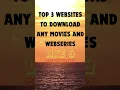 Download Lagu BEST SITE TO DOWNLOAD MOVIES|TOP 3 WEBSITES TO DOWNLOAD ANY MOVIES AND WEBSERIES#viral video