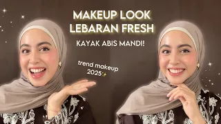 TUTORIAL + TIPS MAKEUP ‘SEGER’ KAYAK ABIS MANDI | cocok buat lebaran!