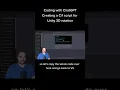Coding with ChatGPT for Unity3D
