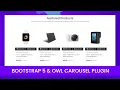 How To Make Product Slider Using Bootstrap 5 Owl Carousel Slider in Easy Steps