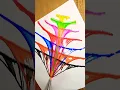 Download Lagu Easy and Beautiful Thread Penting 😯😲 String Pull Techniquell How to Paint Using Thread #shortsviral