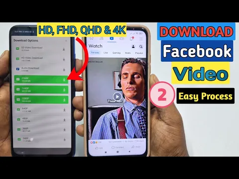 Download MP3 How to Download Facebook Video in HD Quality 2023