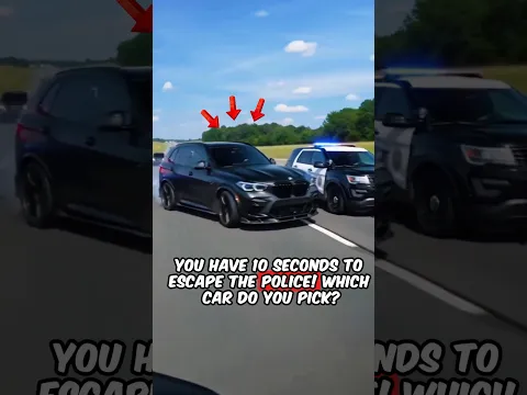 You Have 10 Seconds to Escape the Police! Which Car Do You Pick? 🚗🚔😱 👈
