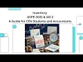 Inventory ASPE 3031 IAS 2 - A Guide for CPA Students and Accountants
