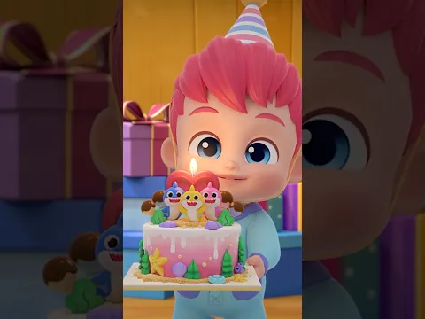 Pinkfong🩷 Feliz Aniversário! 🎂 #shorts
