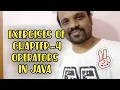 Std-9 Computer Exercises of Chapter - 4 Operators in java