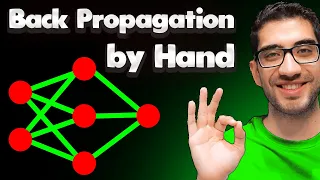 Backpropagation in Neural Network with an Example By hand - TensorFlow Tutorial