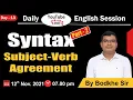 Daily English Lecture Syntax Subject-Verb Agreement Part - II