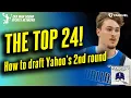 The Yahoo SECOND ROUND Must-Drafts and AVOIDS in the Fantasy Basketball Top-25 First Look
