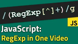 Javascript Regular Expressions Tutorial in One