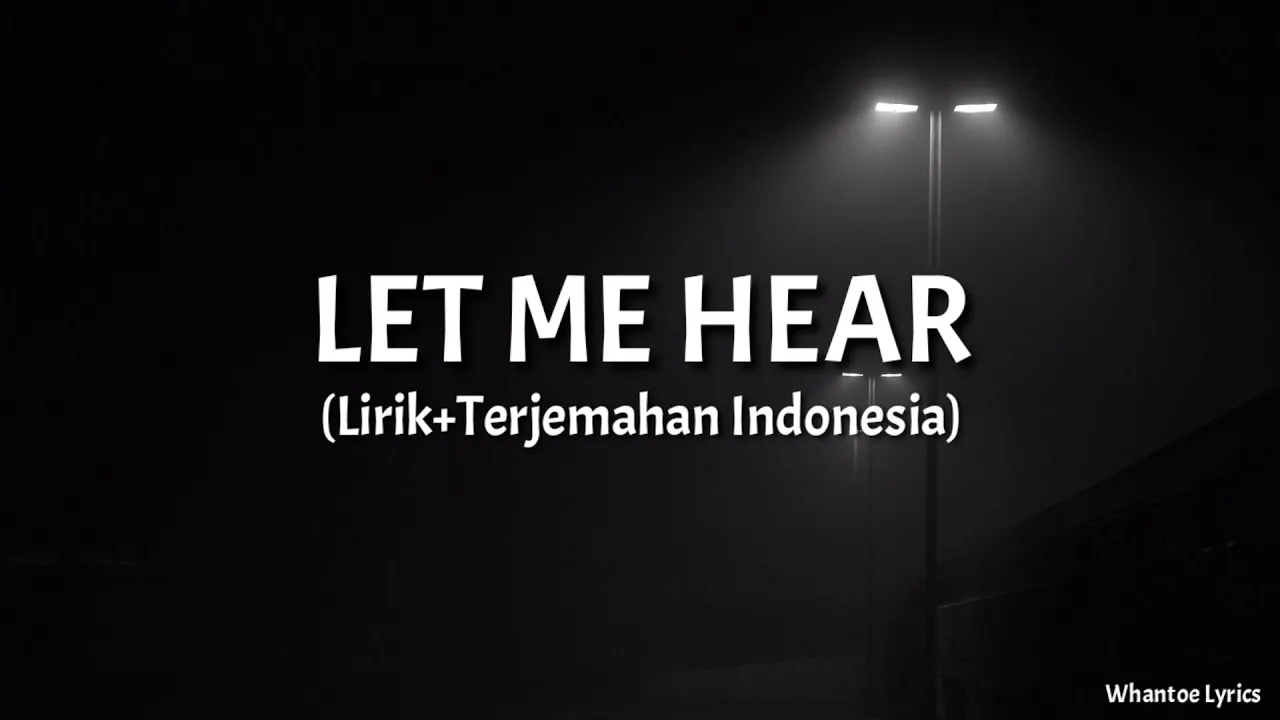 Let Me Hear - Fear, And Loathing In Las Vegas || Oppening Parasyte || (Lirik+Terjemahan Indonesia)