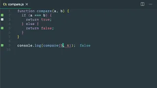 JavaScript Basics 3 ways to implement compare function