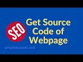 How to view the HTML source code of a web page Smallseotools