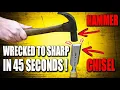 Why I use a drill and a hammer to sharpen now