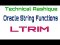 ltrim function in Oracle string functions