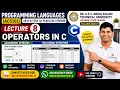 Programming Languages AKTU Arithmetic Relational C Operators Explained Lecture 8 ACS101