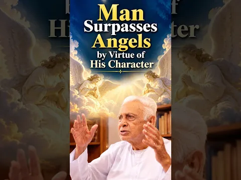 Man Surpasses Angels by Virtue of His Character / Dr HS Sinha
