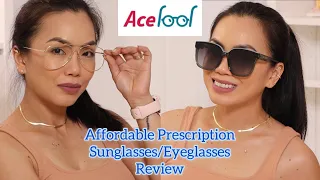 acelool prescription eyeglasses sunglasses review try on affordable prescription glasses