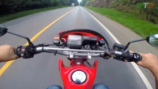 top speed honda xr 200r original de rua