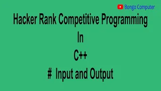 Learn How to Solve Hacker Rank Practice C Problem Introduction Input and Output