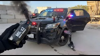 I Bought an old Police SUV! Found Smoke Grenade!