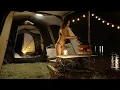 Download Lagu Beautiful girls solo camping in heavy rain, Enjoy delicious food and feel the nature ASMR